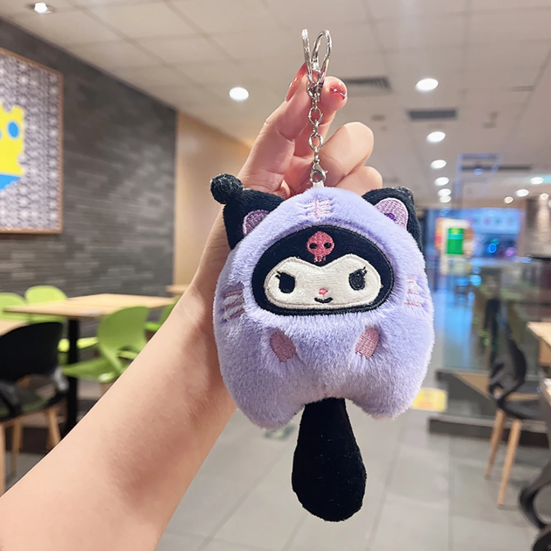 Kuromi Plush Key Chain